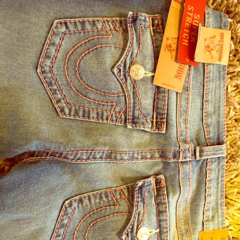 Pink Stitch True Religion NWT